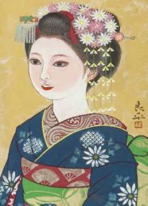 MIWA Ryohei 1929-2011,Maiko,Mainichi Auction JP 2023-09-07