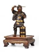 MIYAO 1868-1912,Figure of a Swordsman,Tennant's GB 2017-11-18