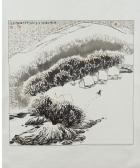 Mo Jun,a hanging scroll depicting a village landscape in winter,Bonhams GB 2005-09-13