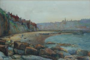 MOATE WALSHAW CHARLES 1884,WHITBY FROM THE EAST CLIFF,1907,Lawrences GB 2011-04-15