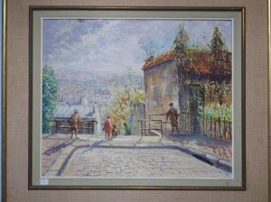 MOBERG Maurice 1923,Vue de Montmartre,Rieunier FR 2016-09-16