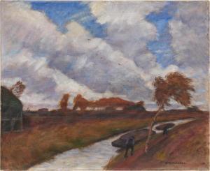 MODERSOHN Otto 1865-1943,Sturm im Moor,1920,Sotheby's GB 2024-03-20