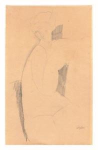 MODIGLIANI Amedeo 1884-1920,Femme assise,1915/16,Gros-Delettrez FR 2024-04-16
