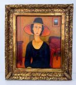 MODIGLIANI Amedeo,This artwork presents a seated female figure with ,888auctions 2025-07-31