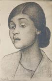 MODOTTI Tina 1896-1942,Portrait of Tina Modotti Drawn by Diego ,1926,Phillips, De Pury & Luxembourg 2009-10-03