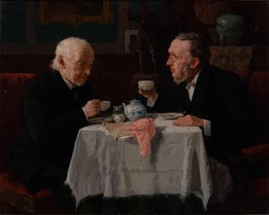 MOELLER Louis Charles 1855-1930,Tea Time,William Doyle US 2023-11-08