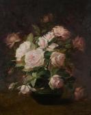 MOEREHOUT J,Still life with roses,Bernaerts BE 2010-06-21