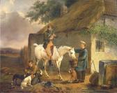 Moerenhout Joseph 1801-1875,A pause from the hunt,Christie's GB 2004-02-03