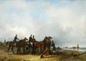 Moerenhout Joseph,Figures on a seashore (entourage),1854,The Cotswold Auction Company 2017-10-24