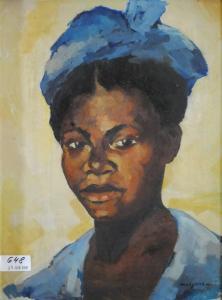 MOEYENS Joseph 1899-1955,Africaine,Rops BE 2010-06-20