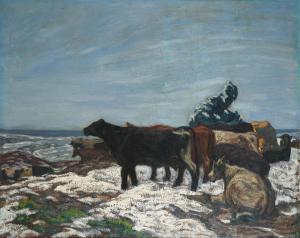 MOFFETT Ross E 1888-1971,Cattle on the Moors,Skinner US 2023-05-24