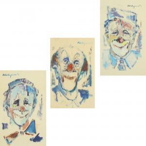 MOGENSEN Niels 1900-1900,Clown portraits,1959,Bruun Rasmussen DK 2014-06-09