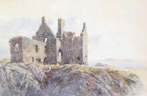 MOGFORD John 1821-1885,Dunskey Castle, Port Patrick,1871,Lacy Scott & Knight GB 2023-06-17