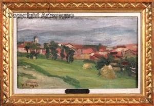 MOGGIOLI Umberto 1886-1919,Paesaggio,1918,ArteSegno IT 2023-03-11