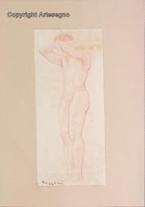 MOGGIOLI Umberto 1886-1919,Studio nudi,ArteSegno IT 2023-03-04