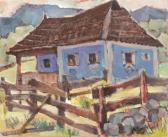 MOHI Sandor 1902-1974,Căsuţa albastră,Artmark RO 2012-03-20