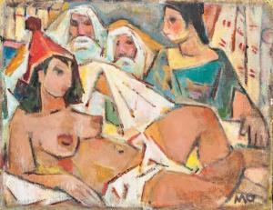 MOHI Sandor 1902-1974,Susanna and the Old Men,Nagyhazi galeria HU 2016-05-31