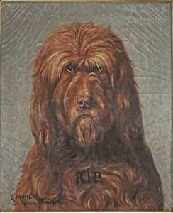 MOHLER Gustave 1836-1920,Le chien RIP,Gros-Delettrez FR 2019-06-05