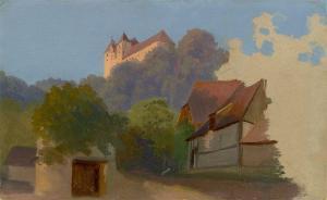 MOHN Victor Paul 1842-1911,Schloss Scharfenberg bei Meißen,Villa Grisebach DE 2018-05-30