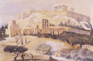 MOHR Alexander 1892-1974,The Parthenon,1940,Crow's Auction Gallery GB 2020-03-11