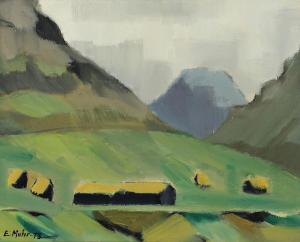 MOHR Eyvindur 1926-2005,Landscape,Bruun Rasmussen DK 2022-12-20
