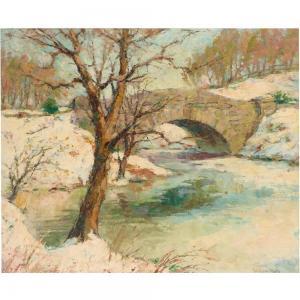 MOHR William 1878-1955,Bridge in Winter,Ripley Auctions US 2024-03-30