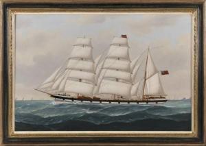 MOHRMANN John Henry 1857-1916,Portrait of the Victoria Bay,1891,Eldred's US 2022-02-24