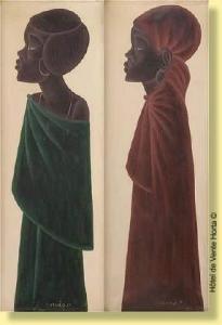 moida,Africaines de profil,Horta BE 2009-11-09