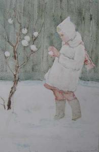 moiokounikova u,Making Snowballs,1968,Whyte's IE 2009-12-07