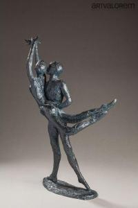 MOIRIGNOT Edmond 1913-2002,Danseur et danseuse Noureev et Margot dans le lac ,Art Valorem 2024-04-04