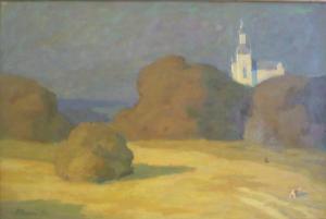 MOISEJ R.A 1900-1900,Svir, Paysage au clocher,1993,Boisgirard - Antonini FR 2014-03-29