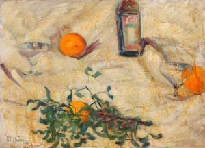 MOISESCU Elena,Still Life with Oranges,1965,Artmark RO 2023-09-20