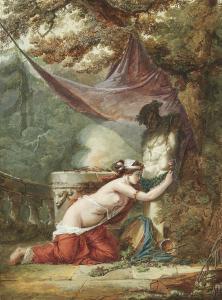 MOITTE Alexandre 1750-1829,Maenad crowning a Herm of Pan,Lempertz DE 2022-05-21