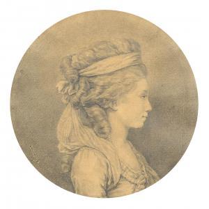 MOITTE Jean Guillaume 1746-1810,Portrait de jeune fille de ,Artcurial | Briest - Poulain - F. Tajan 2023-09-26