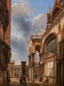 MOJA Federico 1802-1885,Venice, a view of Piazza San Marco,Sotheby's GB 2023-05-25