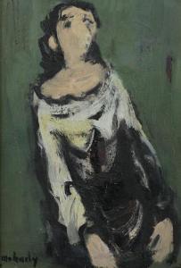 MOKADY Moshe 1902-1975,Girl; sketch of figures (verso),Bonhams GB 2012-02-22