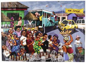 MOKE 1950-2001,CONGOLESE NGANDA MOKE (UN JOUR DANS LA VILLE),1999,Sotheby's GB 2018-10-16