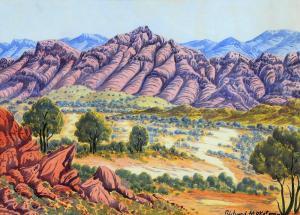 MOKETARINJA Richard 1916-1983,Mount Giles, Totemic Landscape,Elder Fine Art AU 2021-04-18