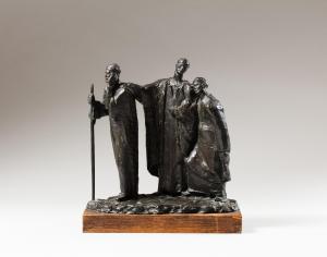 Mokhtar Mahmoud 1891-1934,The Three Beggars,Sotheby's GB 2023-10-24