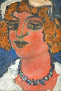 MOLDOVAN Sacha 1901-1981,Portrait of a Red-Haired Woman,Shapiro Auctions US 2023-06-15