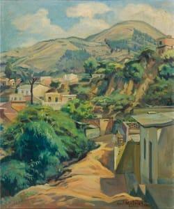 MOLEIRO Raul 1903,Paisaje,1950,Odalys VE 2022-10-02