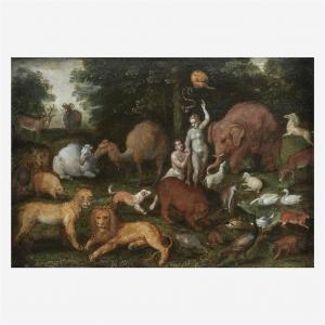 MOLENAER Cornelis,Adam and Eve in the Garden of Eden,Freeman US 2021-02-23