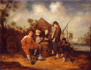 MOLENAER Jan Miense 1609-1668,Scena di genere con contadini,Cambi IT 2024-02-15