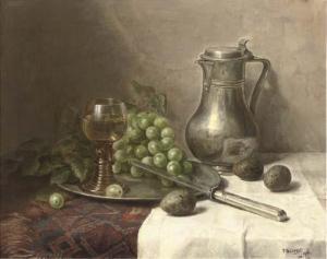 MOLEVELD Piet 1919,A still life with grapes and quail's eggs,1950,Christie's GB 2006-09-19