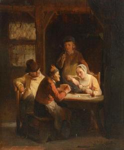 MOLIJN Petrus Marius 1819-1849,Kaartspeler (Giocatori di carte),Meeting Art IT 2020-10-24