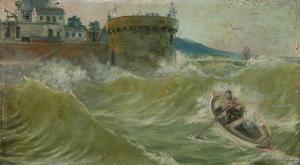 molina m,Barca nella tempesta,1905,Fabiani Arte IT 2008-12-06