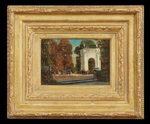 MOLINS de Alfred 1800-1800,Sunday In the Park,1821,New Orleans Auction US 2014-12-06