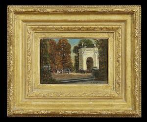 MOLINS de Alfred 1800-1800,Sunday In the Park,New Orleans Auction US 2015-01-24