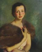 MOLLA VICTOR 1890-1972,Retrato de dama,1940,Subarna ES 2010-12-21
