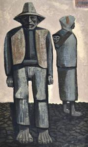 MOLLARI MARIO 1930-2010,NORTEÑOS,1962,Galeria Arroyo AR 2018-10-18